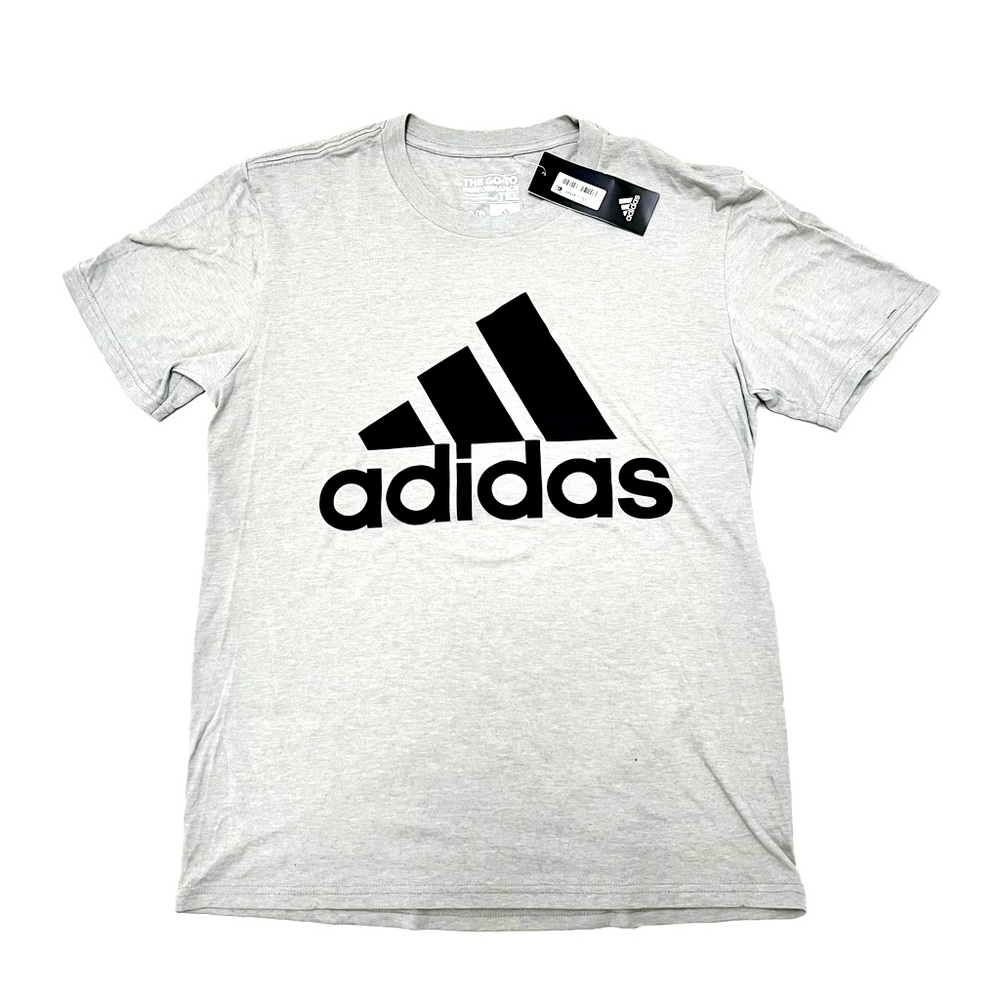 Men’s Adidas Go To Performance Gray T Shirt Size S